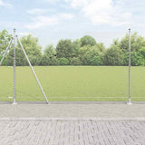 Vidaxl afrasteringspaal zilver 10 x 1,5 m (13 mm gaas) staal