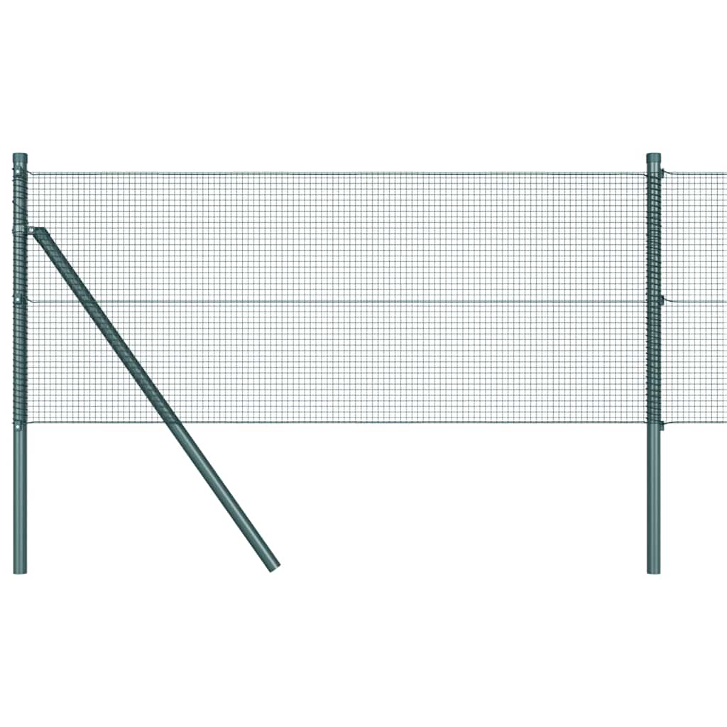 Vidaxl afrasteringspaal groen 10 x 0,8 m (12 x 12 mm gaas)