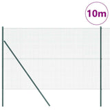 Vidaxl afrasteringspaal groen 10 x 1,6 m (16 x 16 mm gaas)