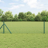 Vidaxl afrasteringspaal groen 25 x 0,6 m (19 x 19 mm gaas)