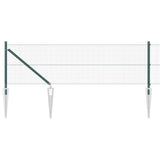 Vidaxl afrasteringspaal groen 10 x 0,5 m (19 x 19 mm gaas) staal