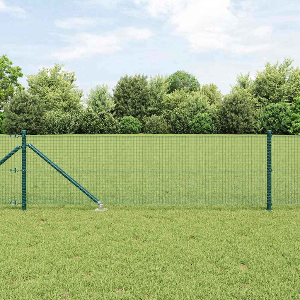 Vidaxl afrasteringspaal groen 10 x 0,6 m (12 x 12 mm gaas)
