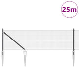 Vidaxl afrasteringspaal grijs 25 x 0,8 m (12 x 12 mm gaas)