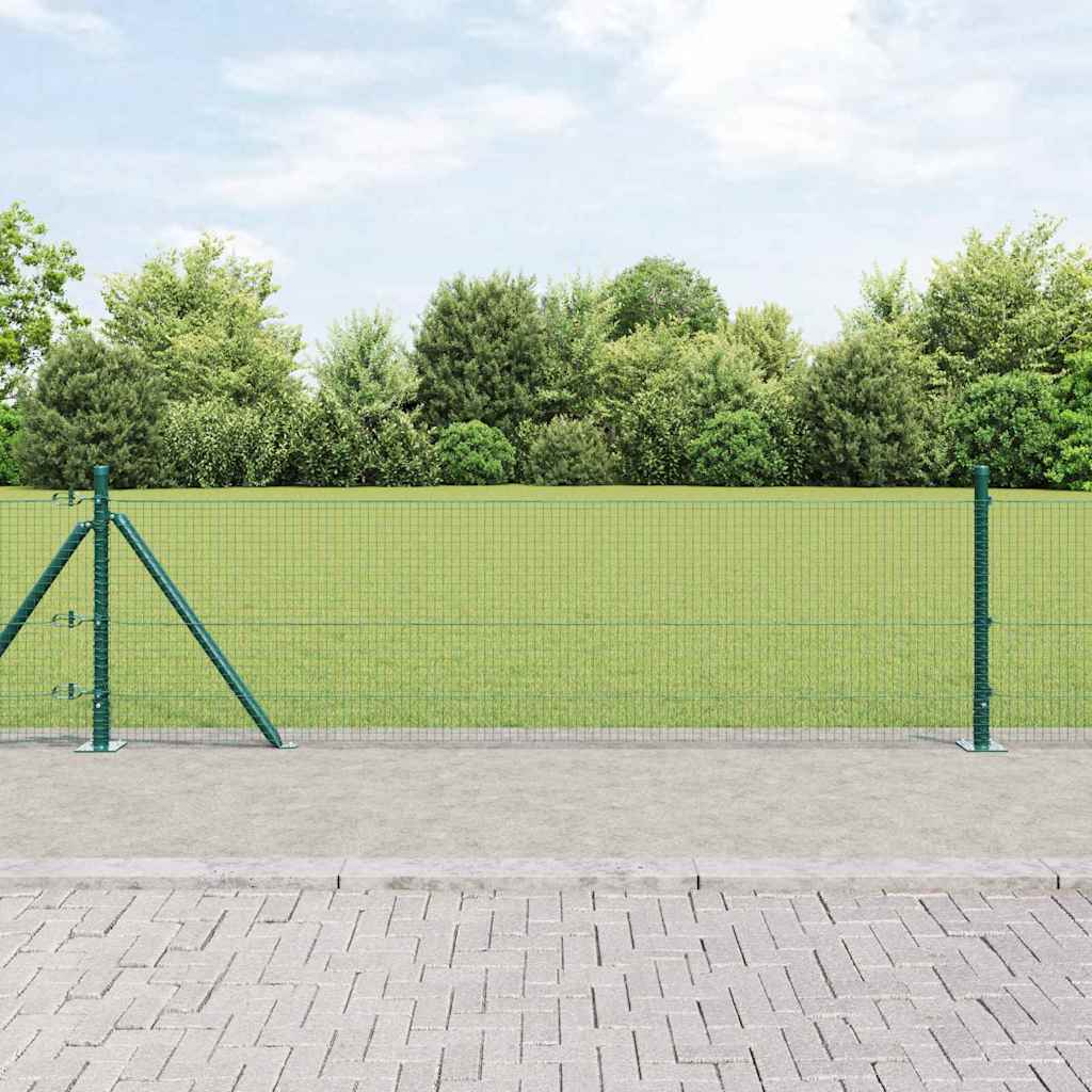 Vidaxl afrasteringspaal groen 10 x 0,6 m (19 x 19 mm gaas)