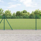 Vidaxl afrasteringspaal groen 10 x 0,8 m (12 x 12 mm gaas)