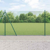 Vidaxl afrasteringspaal groen 10 x 1,5 m (12 x 12 mm gaas) staal