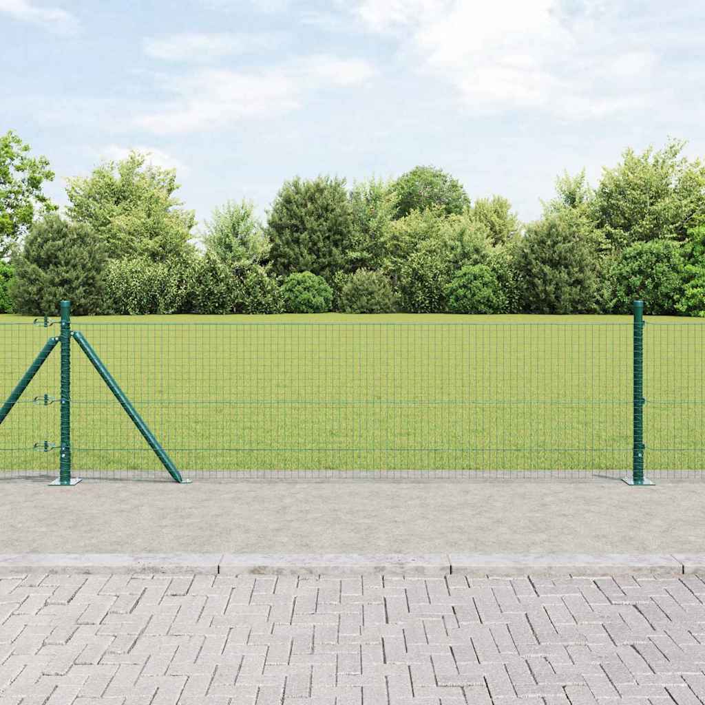 Vidaxl afrasteringspaal groen 25 x 0,4 m (25 x 25 mm gaas)
