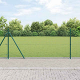 Vidaxl afrasteringspaal groen 25 x 0,8 m (16 x 16 mm heknet)