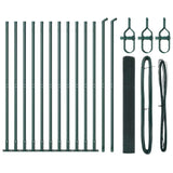 Vidaxl afrasteringspaal groen 25 x 1,2 m (25 x 25 mm gaas)