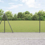 Vidaxl afrasteringspaal grijs 10 x 1,2 m (16 x 16 mm gaas)