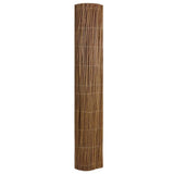 Vidaxl wilgen schutting naturel 140 x 500 cm wilg