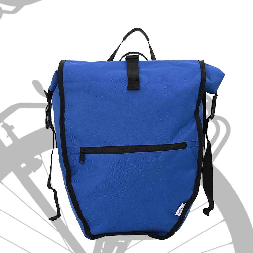 Vidaxl fietstas blauw 32,5 x 17 x 57 cm polyester