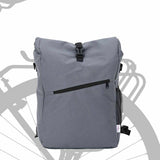 Vidaxl fietstas grijs 33 x 16 x 60 cm polyester
