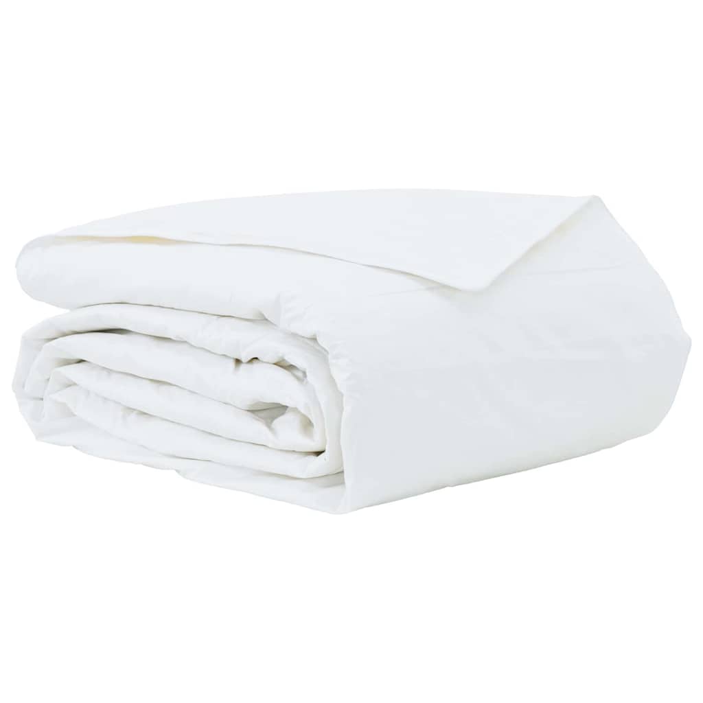 Vidaxl zomer dekbed wit 200 x 220 cm veren