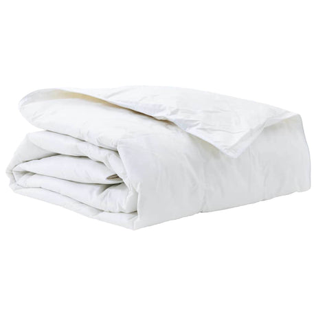 Vidaxl dekbed wit 135 x 220 cm veren