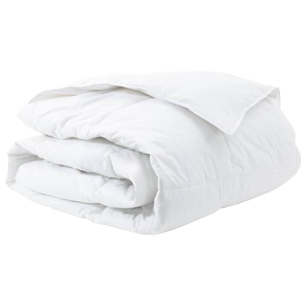 Vidaxl winter dekbed wit 240 x 200 cm veren