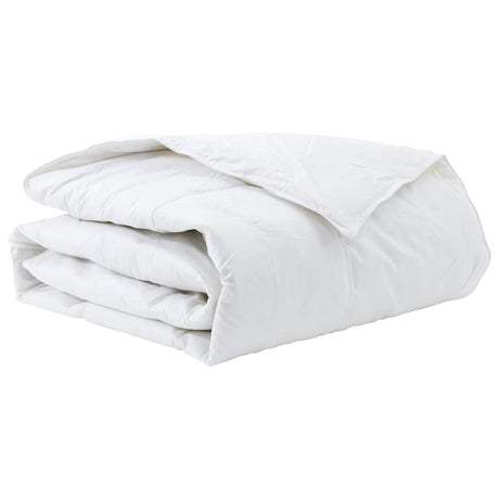Vidaxl winter dekbed wit 135 x 220 cm veren