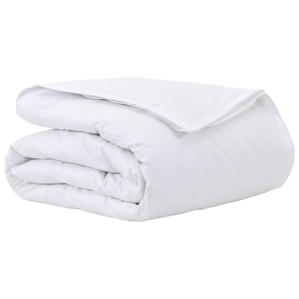 Vidaxl 2-in-1 dekbed wit 135 x 200 cm veren