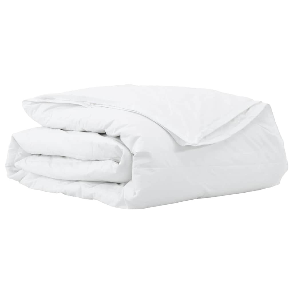 Vidaxl 2-in-1 dekbed wit 240 x 200 cm veren