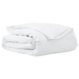 Vidaxl 2-in-1 dekbed wit 240 x 220 cm veren