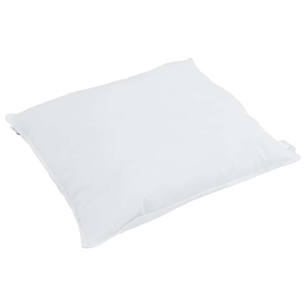 Vidaxl hoofdkussen met kussen wit 50 x 50 cm veren