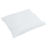 Vidaxl hoofdkussen met kussen wit 50 x 50 cm veren