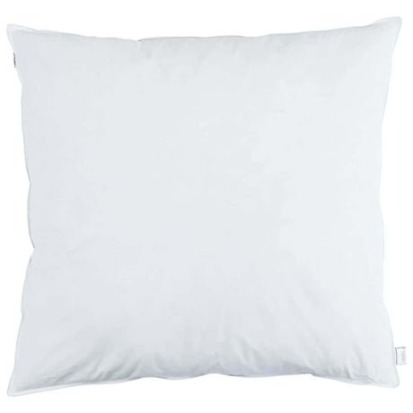Vidaxl hoofdkussen met kussen wit 80 x 80 cm veren