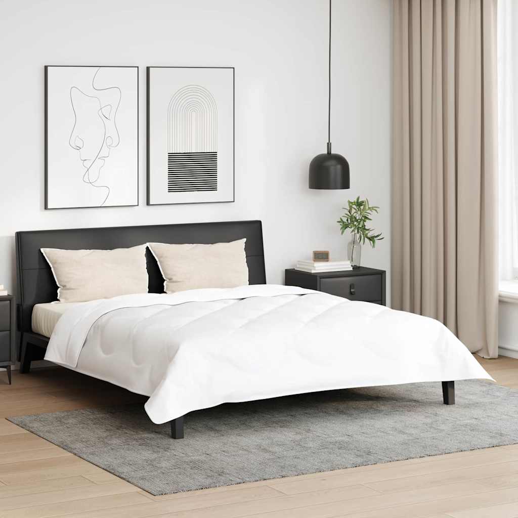 Vidaxl hoofdkussen met kussen 2 pcs wit 40 x 80 cm veren