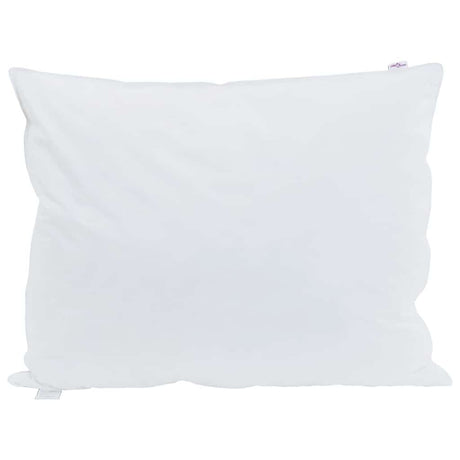 Vidaxl hoofdkussen met kussen 2 pcs wit 50 x 75 cm veren