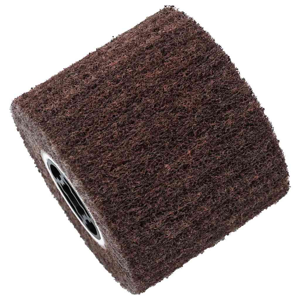 Vidaxl schuurrollen 3 pcs bruin 12 x 12 x 10 cm synthetische vezel