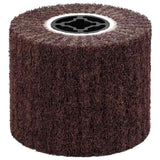 Vidaxl schuurrollen 3 pcs bruin 12 x 12 x 10 cm synthetische vezel