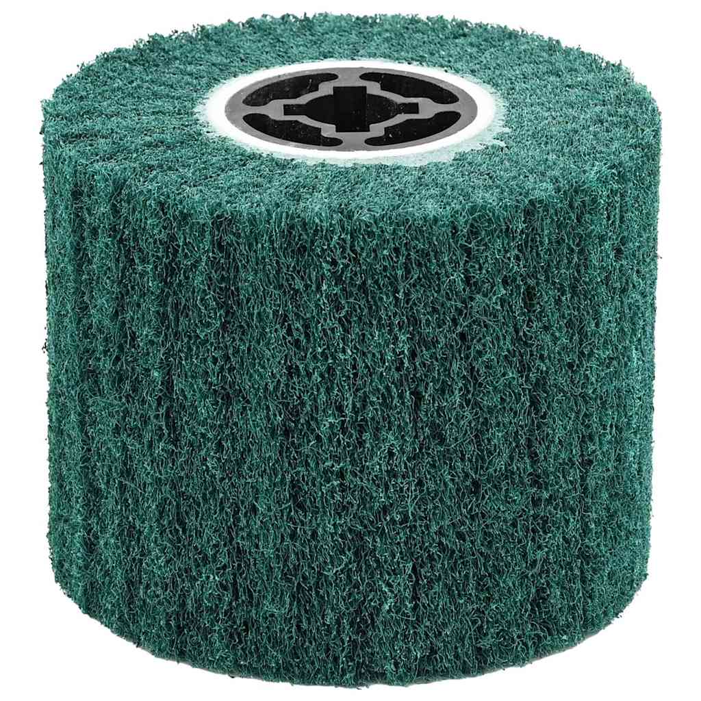 Vidaxl schuurrollen 3 pcs groen 12 x 12 x 10 cm synthetische vezel