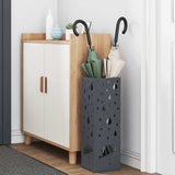 Vidaxl paraplu standaard antraciet 15,5 x 15,5 x 49 cm metaal