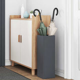 Vidaxl paraplu standaard antraciet 15,5 x 15,5 x 49 cm metaal
