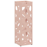 Vidaxl paraplu standaard met opslag roze 15,5 x 15,5 x 49 cm metaal