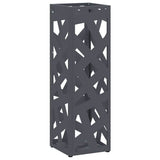Vidaxl paraplu standaard antraciet 15,5 x 15,5 x 49 cm metaal
