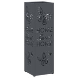 Vidaxl paraplu standaard antraciet 15,5 x 15,5 x 49 cm metaal