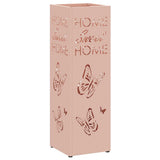 Vidaxl paraplu standaard met opslag roze 15,5 x 15,5 x 49 cm metaal