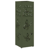 Vidaxl paraplu standaard olijfgroen 15,5 x 15,5 x 49 cm metaal