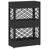 Vidaxl paraplu standaard zwart 28 x 12 x 41 cm staal