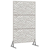 Vidaxl privacyscherm grijs 100 x 50 x 180 cm cortenstaal