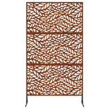 Vidaxl privacyscherm grijs 100 x 50 x 180 cm cortenstaal