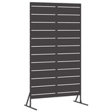 Vidaxl privacyscherm zwart 100 x 50 x 180 cm staal
