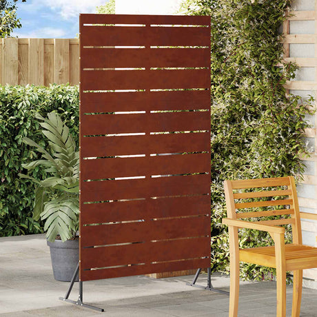 Vidaxl privacyscherm 100 x 50 x 180 cm weervast staal roestkleurig