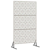 Vidaxl privacyscherm grijs 100 x 50 x 180 cm cortenstaal