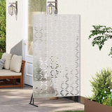 Vidaxl privacyscherm grijs 100 x 50 x 180 cm staal