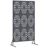 Vidaxl privacyscherm antraciet 100 x 50 x 180 cm staal