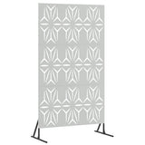 Vidaxl privacyscherm grijs 100 x 50 x 180 cm staal