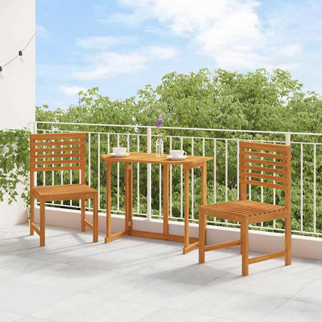 Vidaxl 2 st tuinstoel massief acaciahout bruin