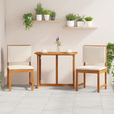 Vidaxl 2 st tuinstoel massief acaciahout bruin
